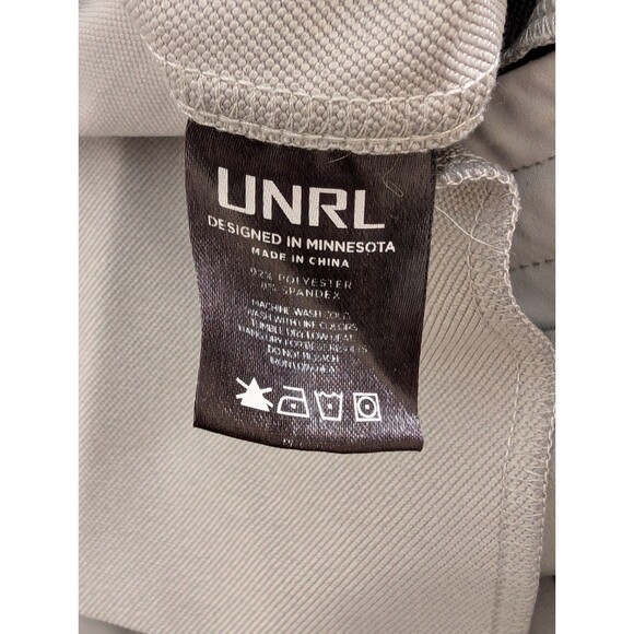 UNRL Men's Small Jogger Cadet Gray Performance Pant Wind Proof Water Resistant - Picture 12 of 13